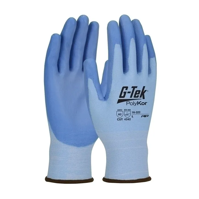 PIP 16-322/XL Hand Protection Cut Resistant Gloves, XL, Hi-Vis Yellow, Dozen | CL8VZW