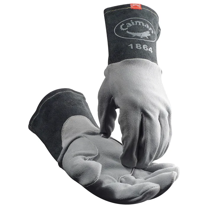 PIP 1864-3 Welding Protection Gloves, S, Gold, Pair | CL8WXH