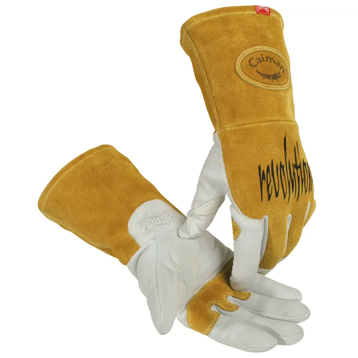 PIP 1868-3 Welding Protection Gloves, S, Gold, Pair | CL8WXM