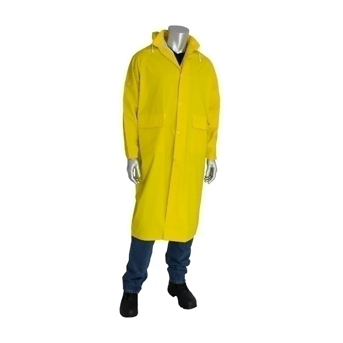 PIP 205-300FR/M Protective Clothing Rainwear Suit, M, Yellow, Each | CL8YCG