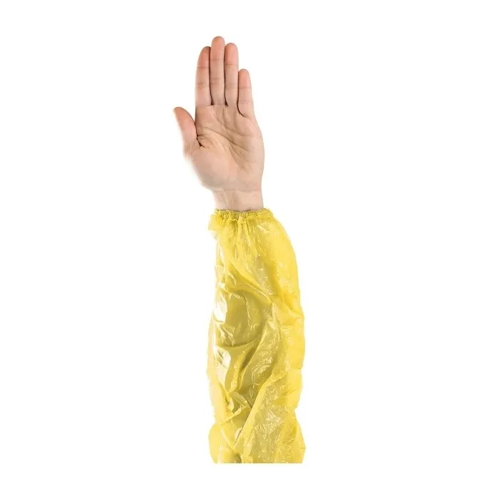 PIP 2418PEY Protective Clothing, Disposable Clothing, 18 Inch Size, Clear, Case | CL8YMY
