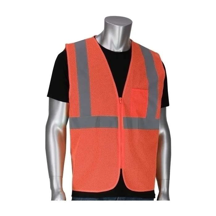 PIP 302-V100OR-4X/5X Protective Clothing High Visibilty Vest, 4XL-5XL, Hi-Vis Yellow, Each | CL9BVY