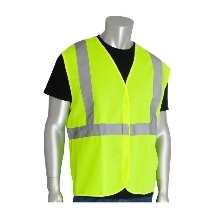 PIP 302-WCENGLY-S Protective Clothing High Visibilty Vest, S, Hi-Vis Orange, Each | CL9BXF
