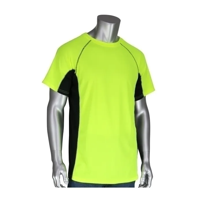 PIP 310-950B-LY/L Protective Clothing High Visibility Shirt, L, Hi-Vis Yellow, Each | CL9CMR