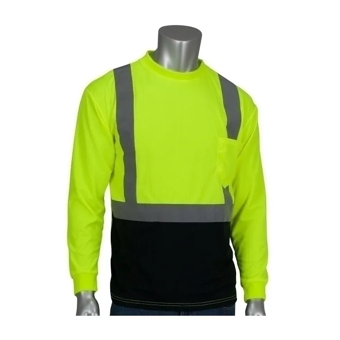 PIP 312-1350B-LY/6X Protective Clothing High Visibility Shirt, 6XL, Hi-Vis Orange, Each | CL9CRX