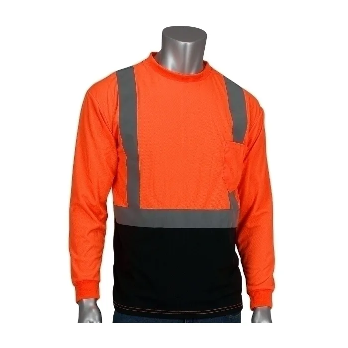 PIP 312-1350B-OR/6X Protective Clothing High Visibility Shirt, 6XL, Hi-Vis Yellow, Each | CL9CTG