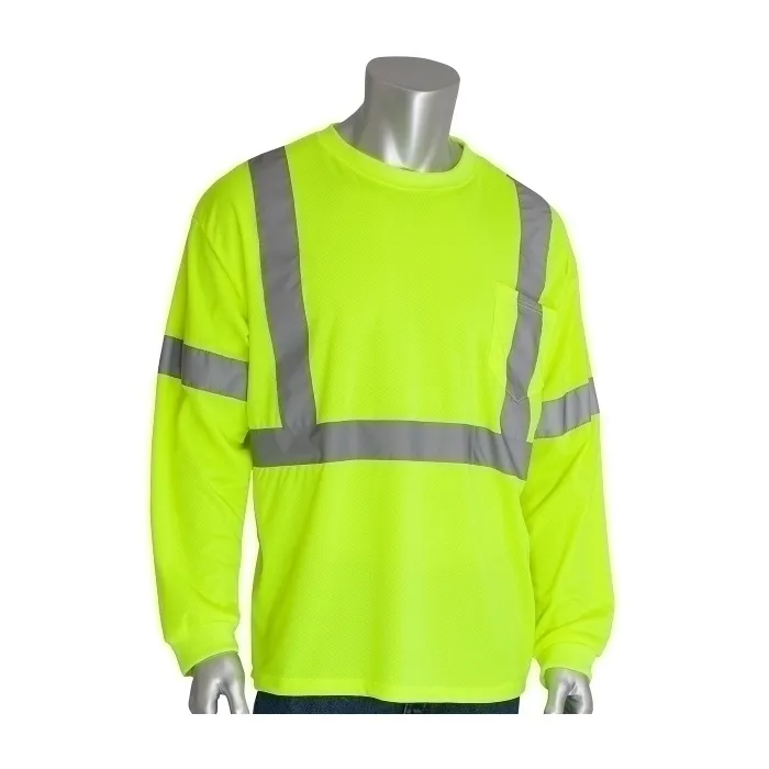 PIP 313-1300-LY/XL Protective Clothing High Visibility Shirt, XL, Hi-Vis Orange, Each | CL9CUX