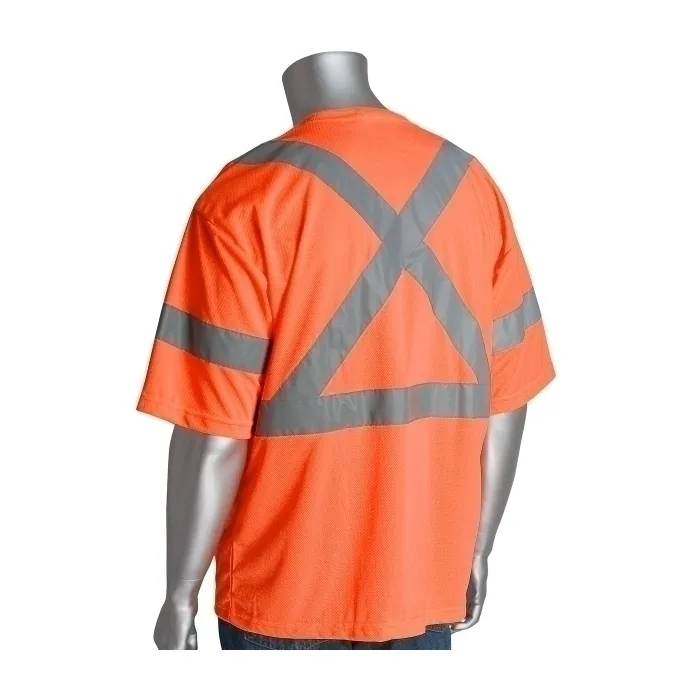 PIP 313-1400-OR/L Protective Clothing High Visibility Shirt, L, Hi-Vis Yellow, Each | CL9CXQ