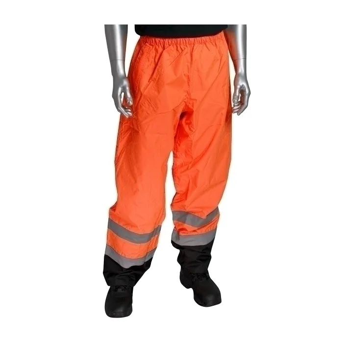PIP 318-1757-OR/S Protective Clothing High Visibilty Pant, S, Hi-Vis Yellow, Each | CL9DAT