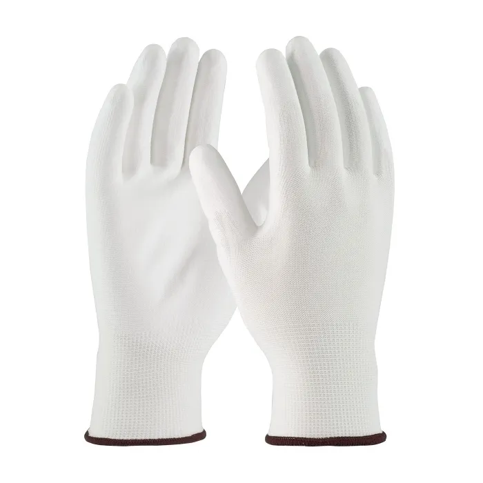 PIP 33-115/L Hand Protection Seamless Glove Coated, L, White, Dozen | CL9DKM