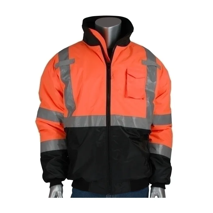 PIP 333-1740-OR/XL Protective Clothing High Visibilty Jacket, XL, Hi-Vis Yellow, Each | CL9DTN