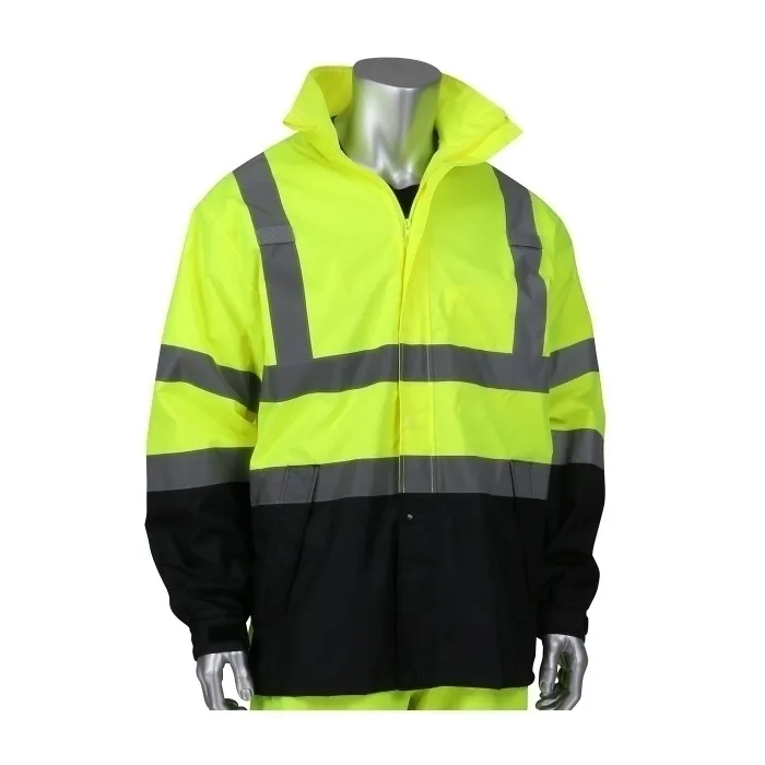 PIP 353-1200LY-2X/3X Protective Clothing Rainwear Suit, 2XL-3XL, Hi-Vis Orange, Each | CL9EYJ