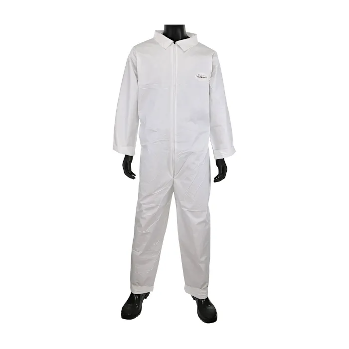 PIP 3600/M Protective Clothing Disposable Coverall, M, White, Case | CL9FEP