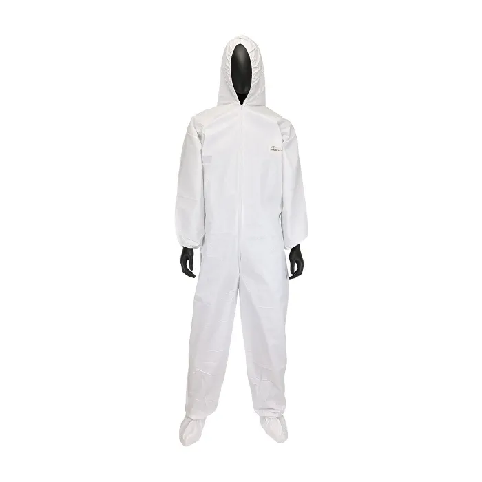 PIP 3609/L Protective Clothing Disposable Coverall, L, White, Case | CL9FFM