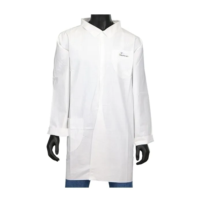 PIP 3620/2XL Protective Clothing Disposable Lab Coat, 2XL, Navy, Case | CL9FGE