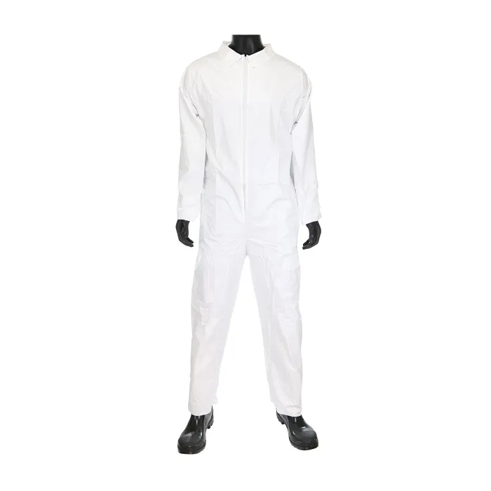 Protective Clothing Disposable Coverall, 2XL, White, Case