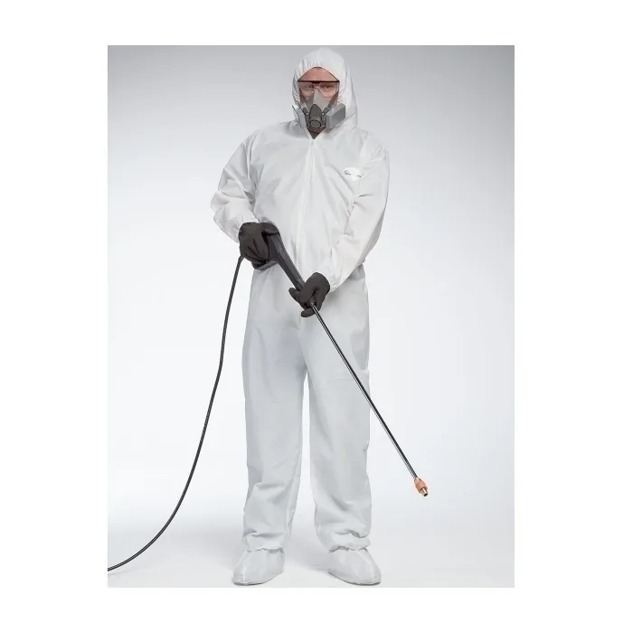 PIP 3709/L Protective Clothing Disposable Coverall, L, White, Case | CL9FMG