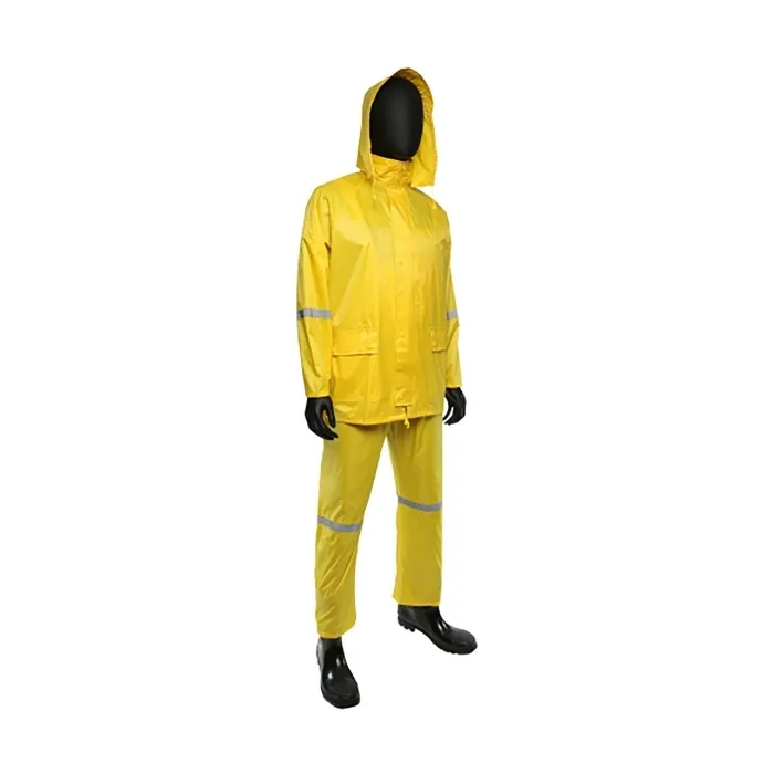 Protective Clothing Rainwear Suit, XL, Green, Each