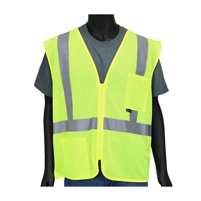 PIP 47205Z/6XL Protective Clothing High Visibilty Vest, 6XL, Hi-Vis Orange, Each | CL9HJA