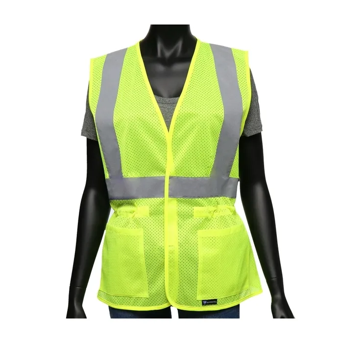 PIP 47207/LXL Protective Clothing High Visibilty Vest, L-XL, Hi-Vis Yellow, Each | CL9HKA