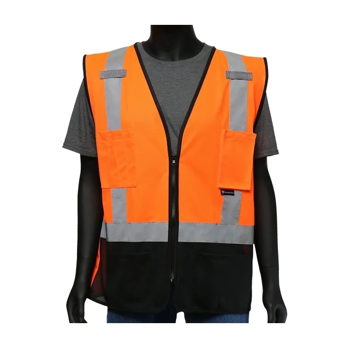 PIP 47212/4XL Protective Clothing High Visibilty Vest, 4XL, Hi-Vis Yellow, Each | CL9HLC