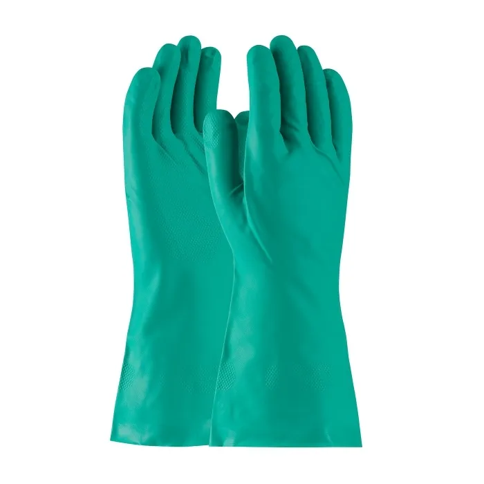 PIP 50-N140G/L Hand Protection Chemical Resistant Coated Gloves, L, Green, Dozen | CL9HWN
