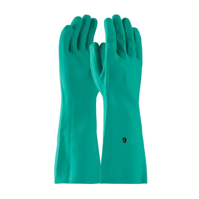 PIP 50-N2250G/L Hand Protection Chemical Resistant Coated Gloves, L, Green, Dozen | CL9HXK