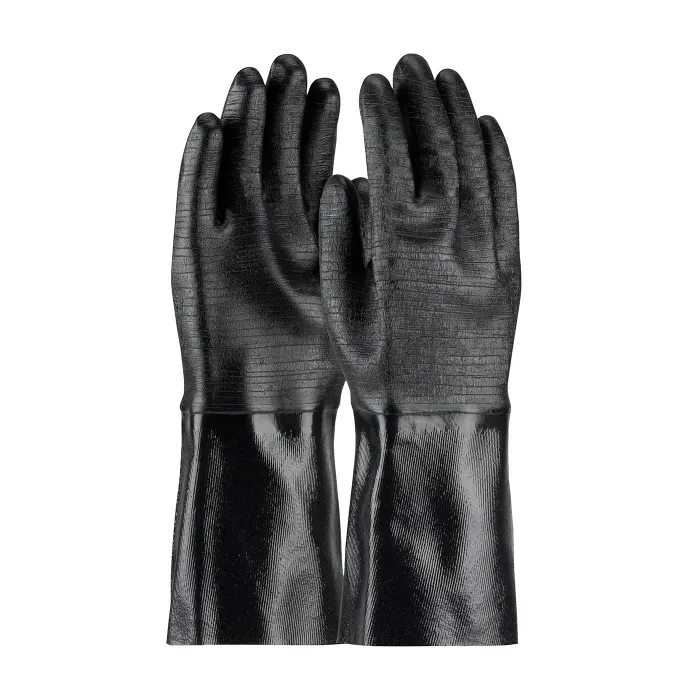 PIP 57-8640R Hand Protection Chemical Resistant Coated Gloves, L, Dozen | CL9JHT