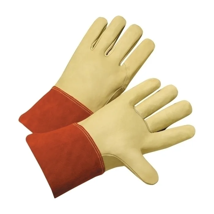 PIP 6000/L Welding Protection Gloves, L, Natural, Dozen | CL9JLZ