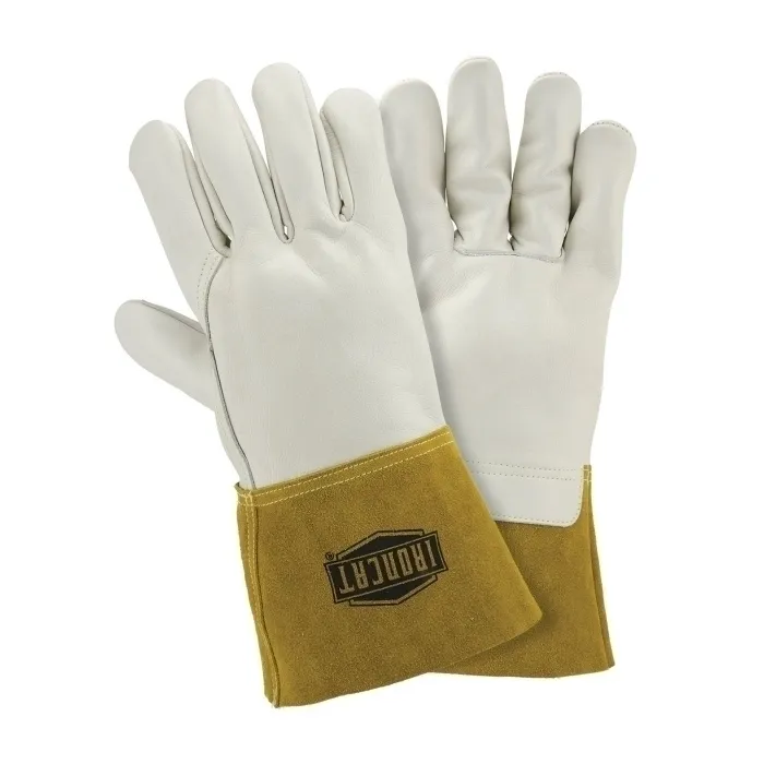 PIP 6010/L Welding Protection Gloves, L, Natural, Dozen | CL9JMD