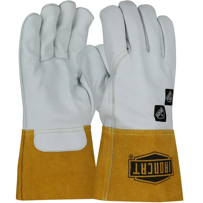 PIP 6040/L Welding Protection Gloves, L, Green, Dozen | CL9JMR