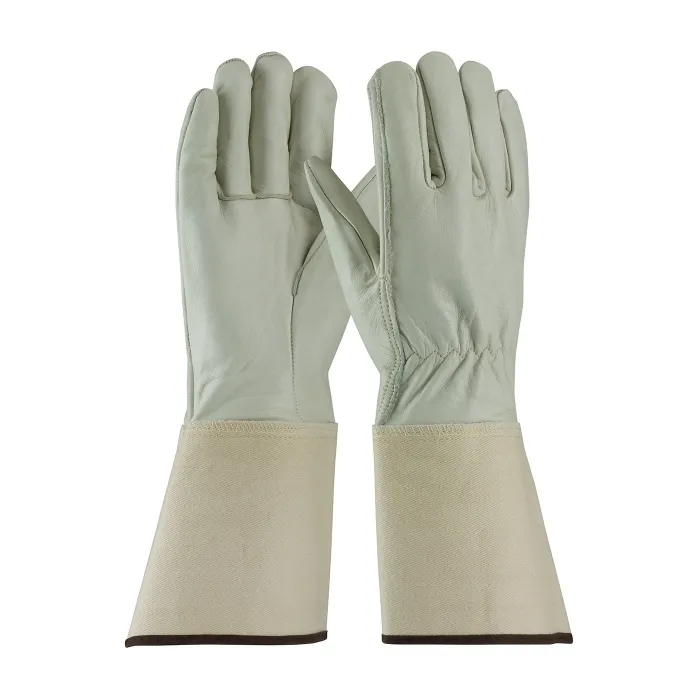PIP 68-101G/L Hand Protection Leather Driver Gloves, L, Natural, Dozen | CL9JWX