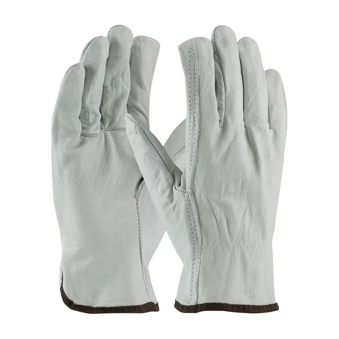 PIP 68-106/XXL Hand Protection Leather Driver Gloves, 2XL, Natural, Dozen | CL9JXP
