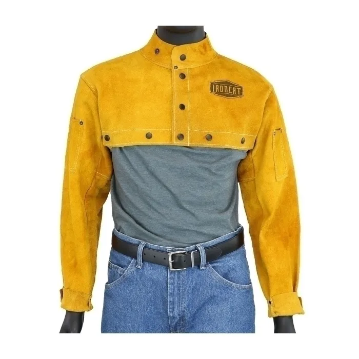 PIP 7000/2XL Welding Protection Jacket, 2XL, Gold, Each | CL9KDB