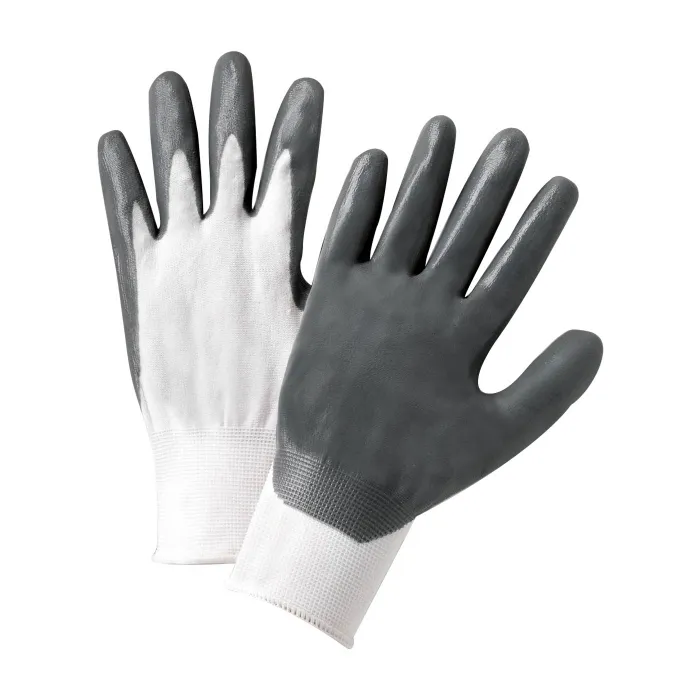 PIP 713SNC/8 Hand Protection Seamless Glove Coated, M, Gray, Dozen | CL9KQG