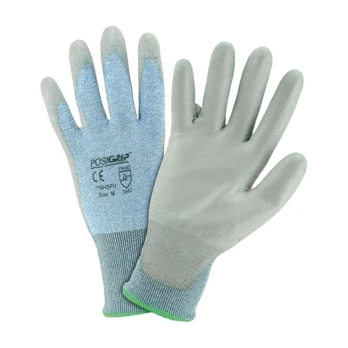 PIP 718HSPU/M Hand Protection Cut Resistant Gloves, M, Salt And Pepper, Dozen | CL9KWU
