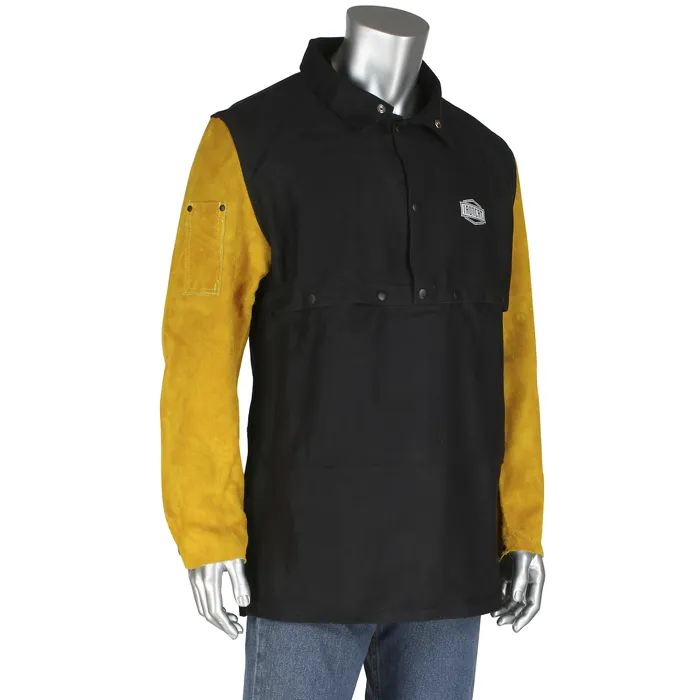 PIP 8051/L Welding Protection Jacket, L, Dark Brown, Each | CL9LGB