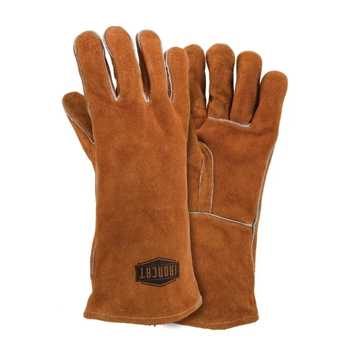 PIP 9020/L Welding Protection Gloves, L, White, Dozen | CL9LXR