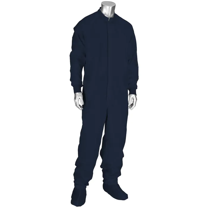PIP CC1245-74NV-5PK-L Critical Environment Reusable Coverall, L, White, Each | CL9PGW