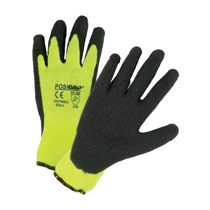 PIP HVG700SLC/L Hand Protection Seamless Glove Coated, L, Hi-Vis Green, Dozen | CL9PTG