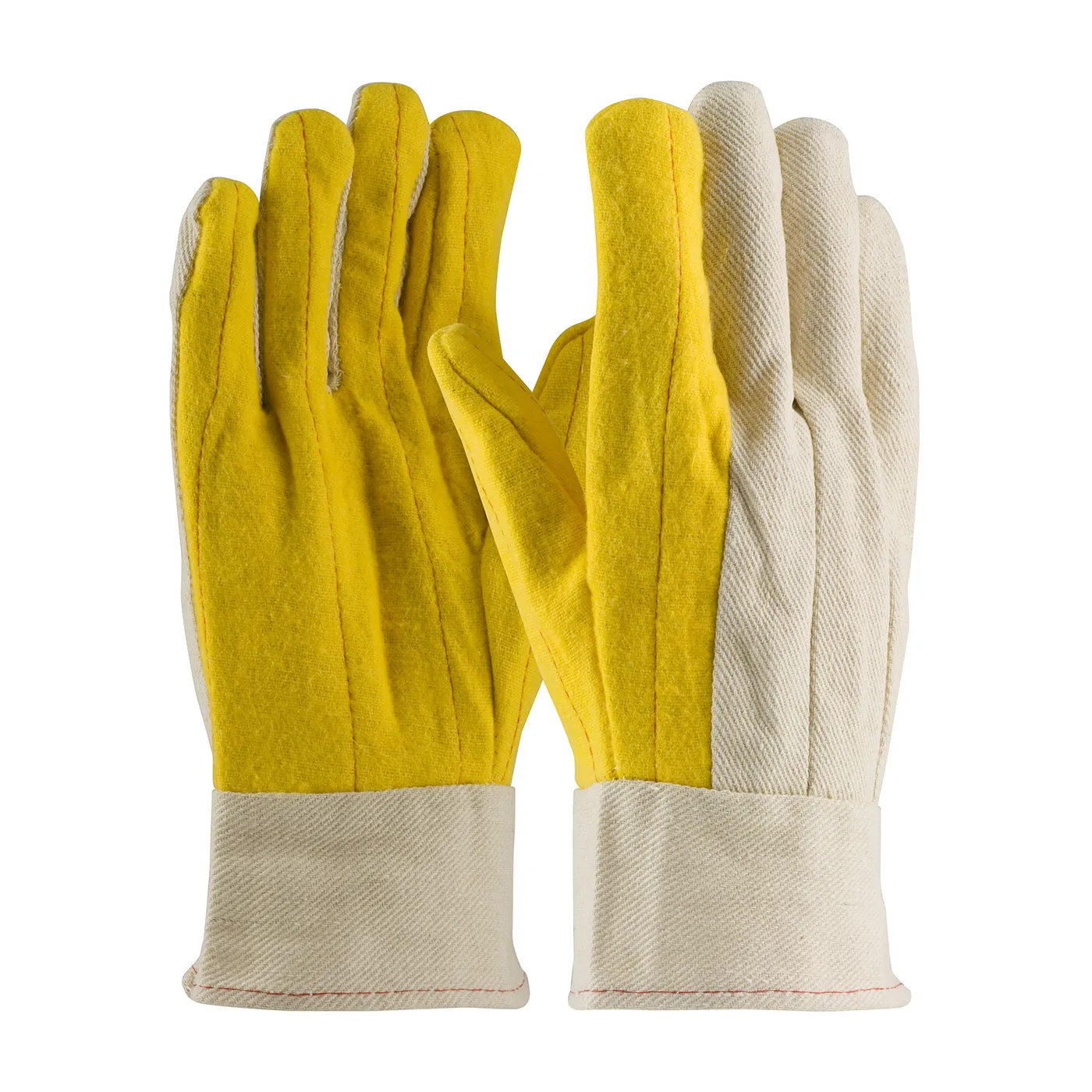 PIP M18BT Hand Protection Fabric Work Gloves, L, Yellow, Dozen | CL9QDN