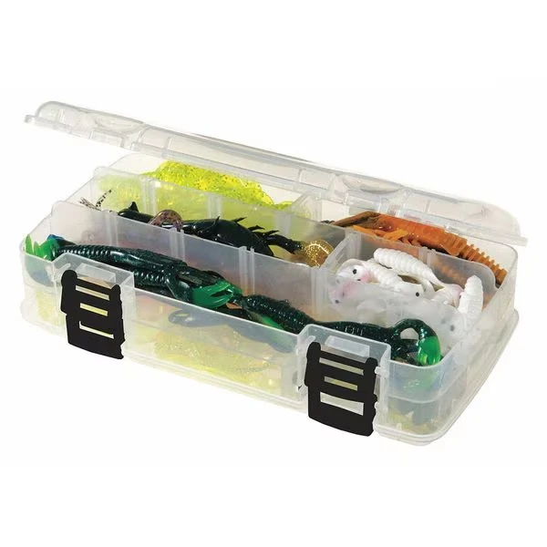 Adjustable Compartment Box with 9 to 23 compartments, Plastic, 2.38 Inch H x 4.88 Inch W
