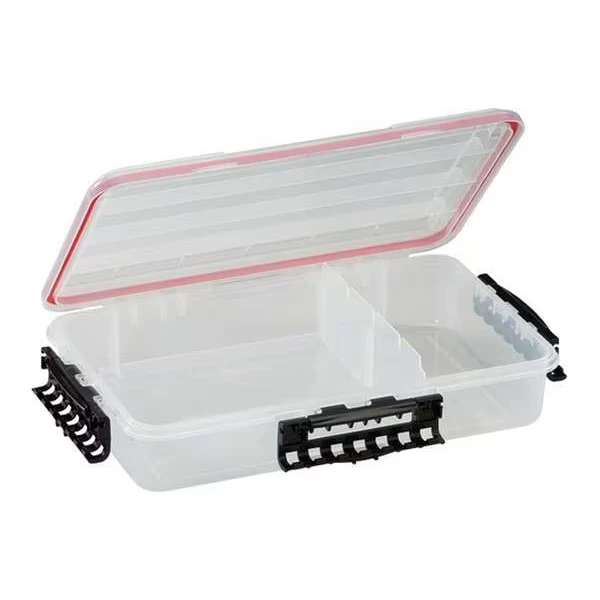 Adjustable Compartment Box with 1 to 4 compartments, Plastic, 3 Inch H x 8.88 Inch W