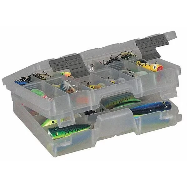 Adjustable Compartment Box, 11 to 30 compartments, Plastic, 2 3/4 Inch H x 7-1/2 Inch W