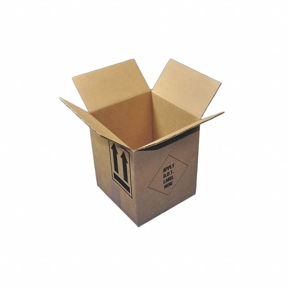 Paint Can Shipper Kit, 8-5/8x8-5/8x10-1/8 Inch, 4G/Y6.8/S, 1 gal Can Holds Container Size