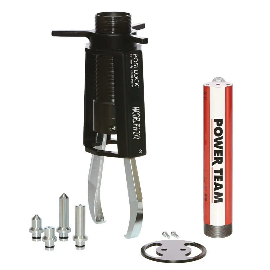 Hydraulic Puller System, 2 Jaws, 15 Ton Capacity