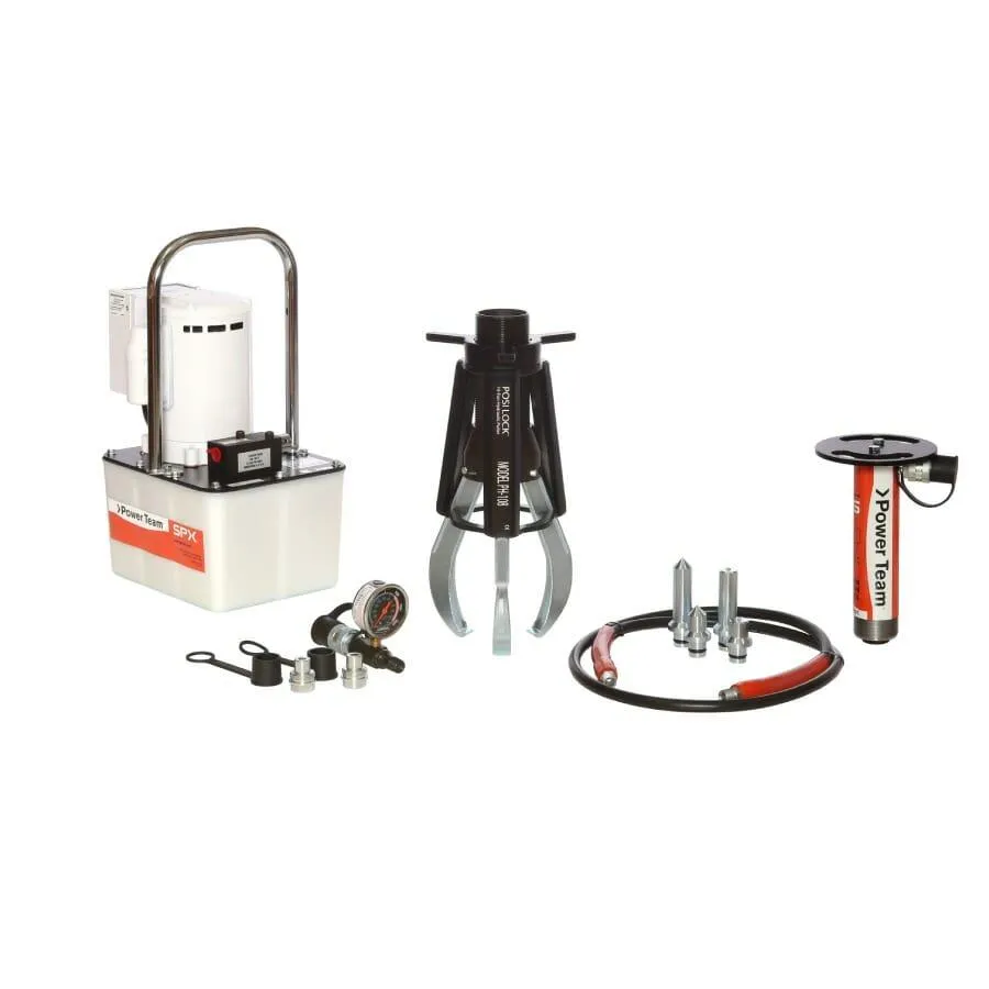 Hydraulic Puller System, 3 Jaws, 10 Ton Capacity