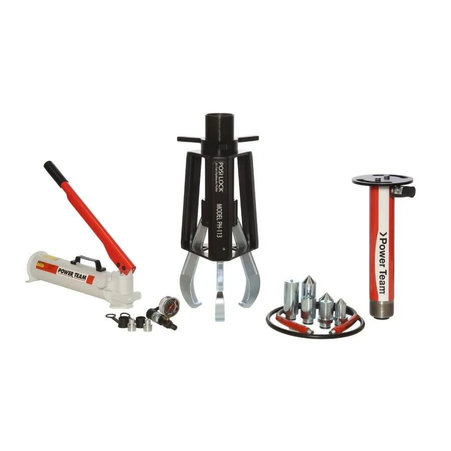 Hydraulic Puller System, 3 Jaws, 25 Ton Capacity