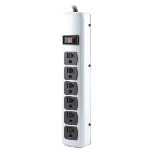 Outlet Strip, 1 Outlet Row, 6 Outlets