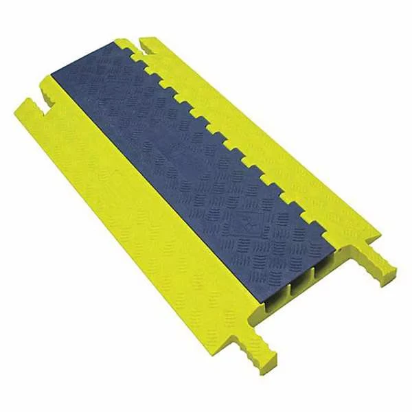 Cable Protector, Hinged, 3 Channels, 3 ft